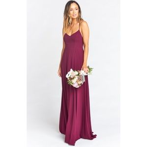 NWT Show Me Your Mumu Merlot Godshaw Goddess Gown